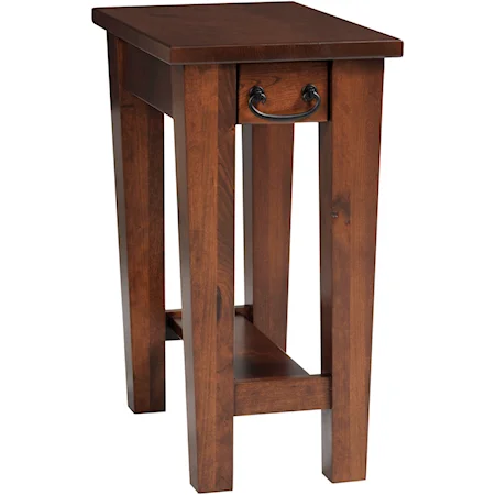 Shaker Chairside Table with Drawer